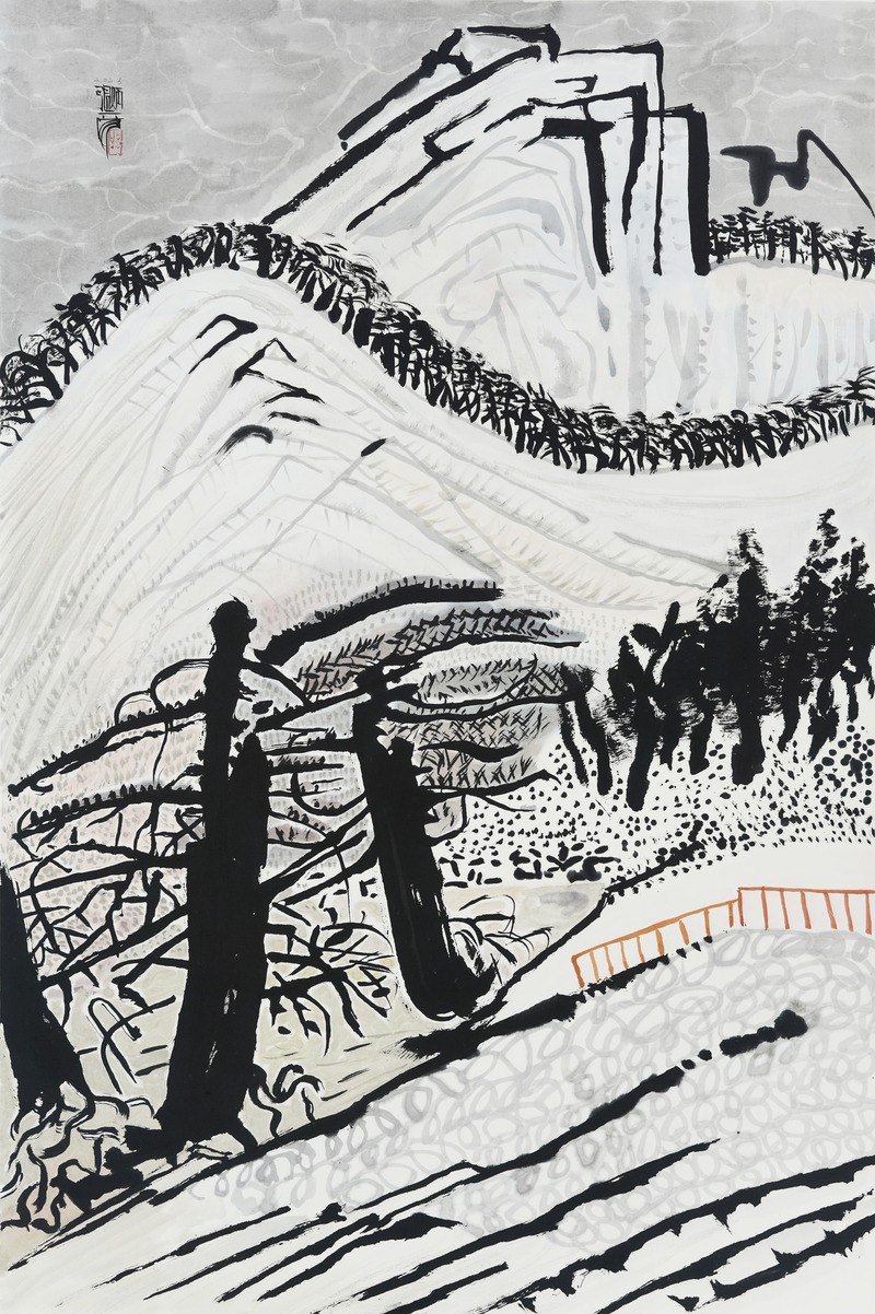 Jang Byeong Eun · Eastbrush · 张炳彥 · Landscape_in_Mind ·  ink_and_light_color_on_paper · 1050mm_x_700mm · 2026